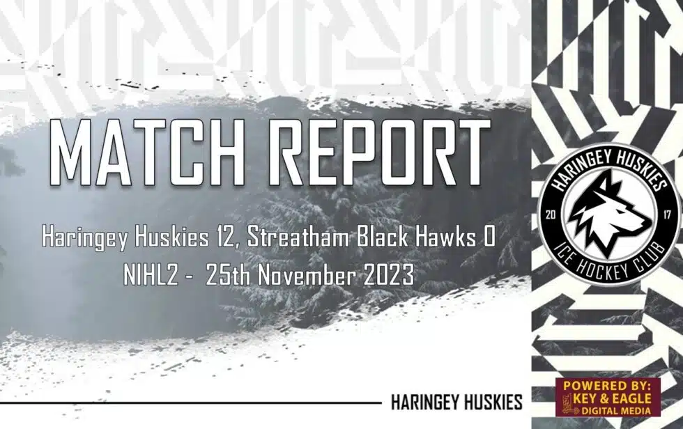 MATCH REPORT – HUSKIES vs BLACK HAWKS