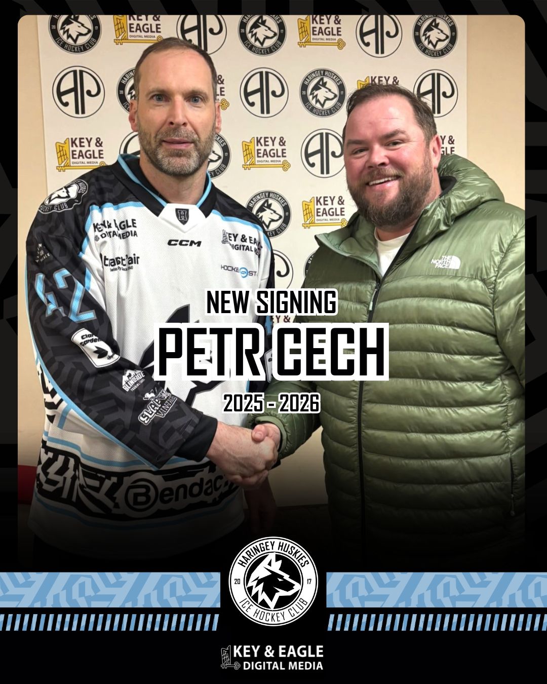 HARINGEY HUSKIES SIGN PETR CECH